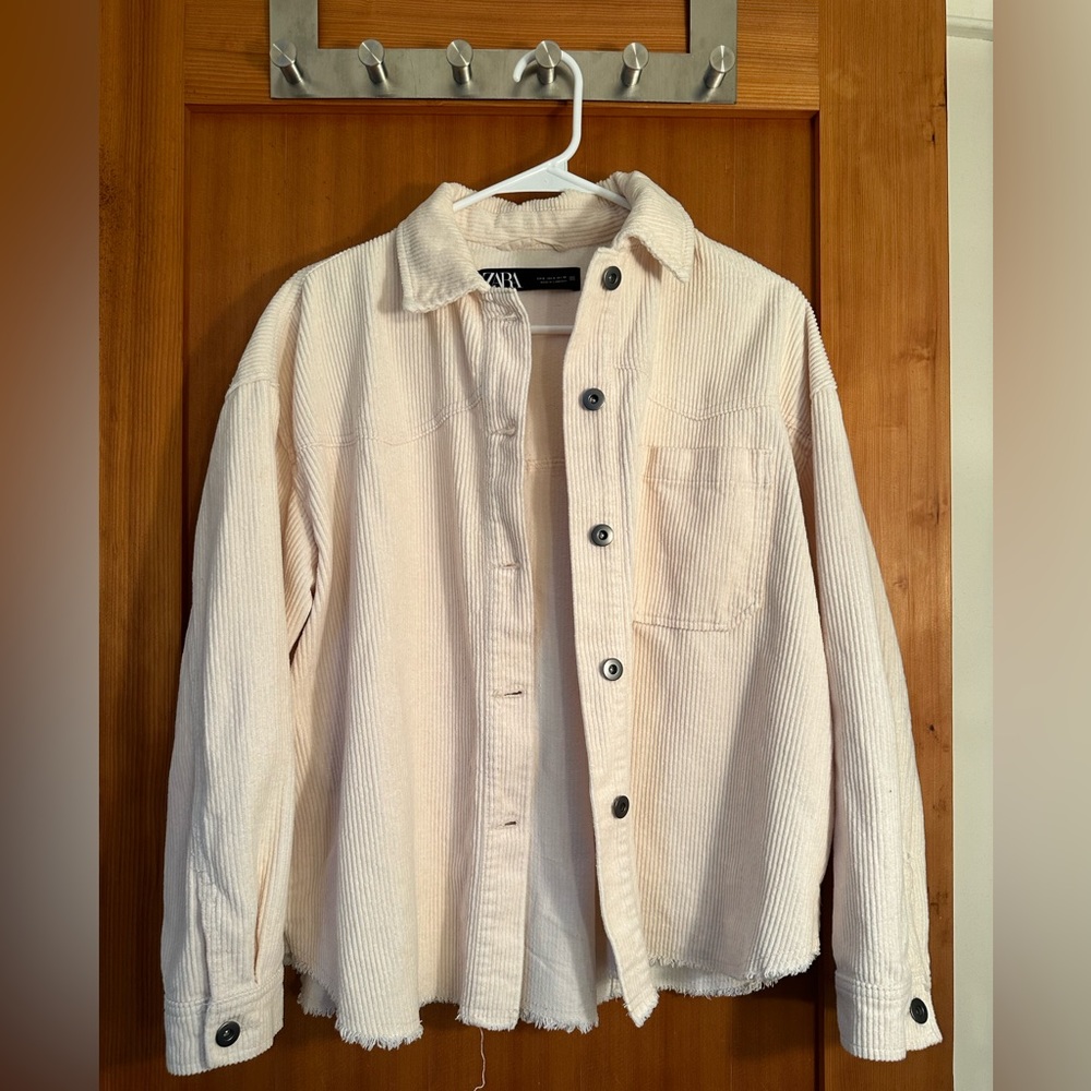 Zara Corduroy jacket Cream
